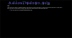 Desktop Screenshot of adamdodson.org
